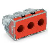  Bornes rigide 3 cond. 6mm� tra 